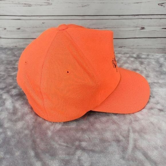 M & D Power Constructors Orange Camo Snapback Cap - Picture 7 of 13